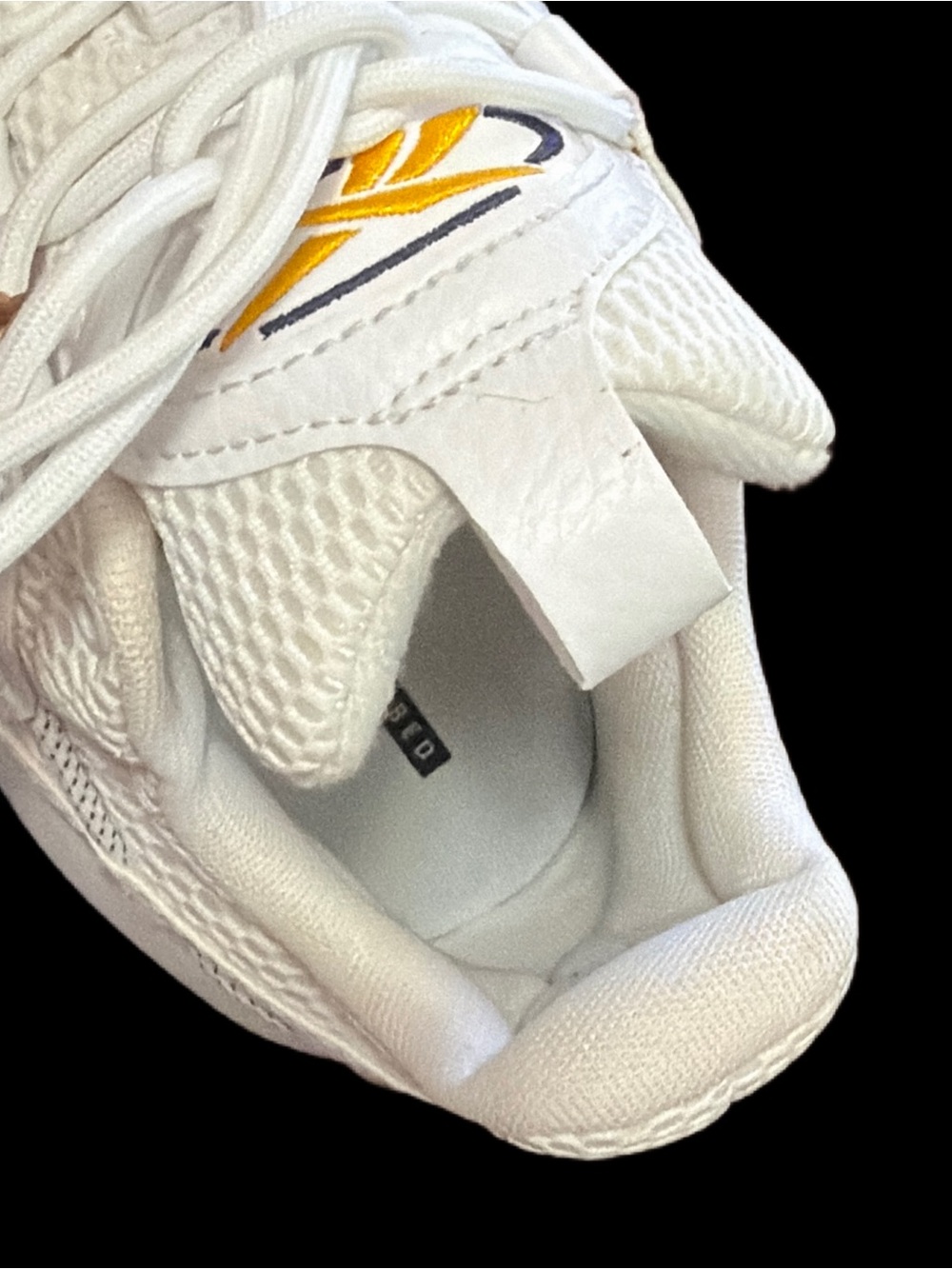 Reebok A.I. SOLUTION Mid White & Yellow Athletic Sneakers *NEW* men’s size 11 🦅 - Picture 11 of 15